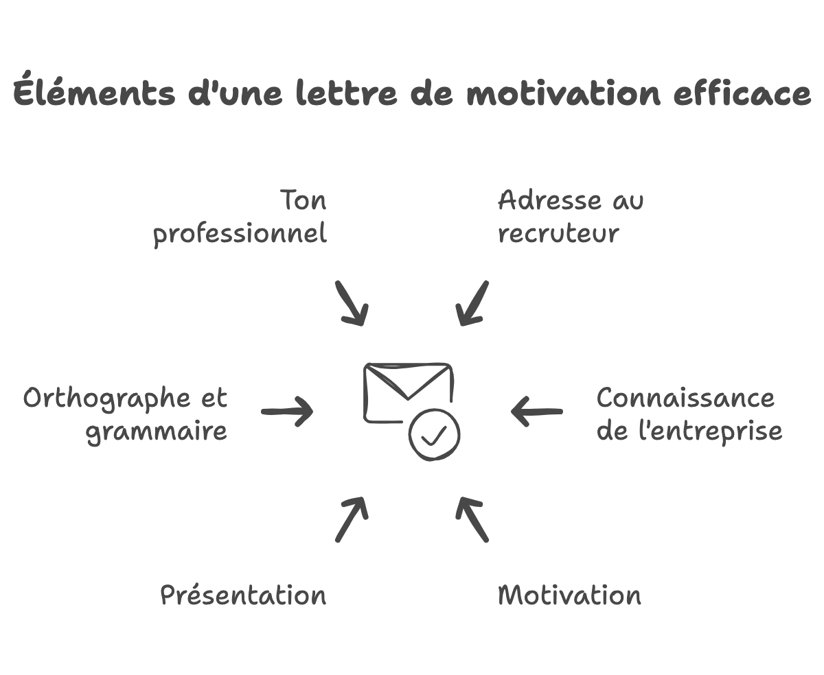 Éléments d'une lettre de motivation efficace
