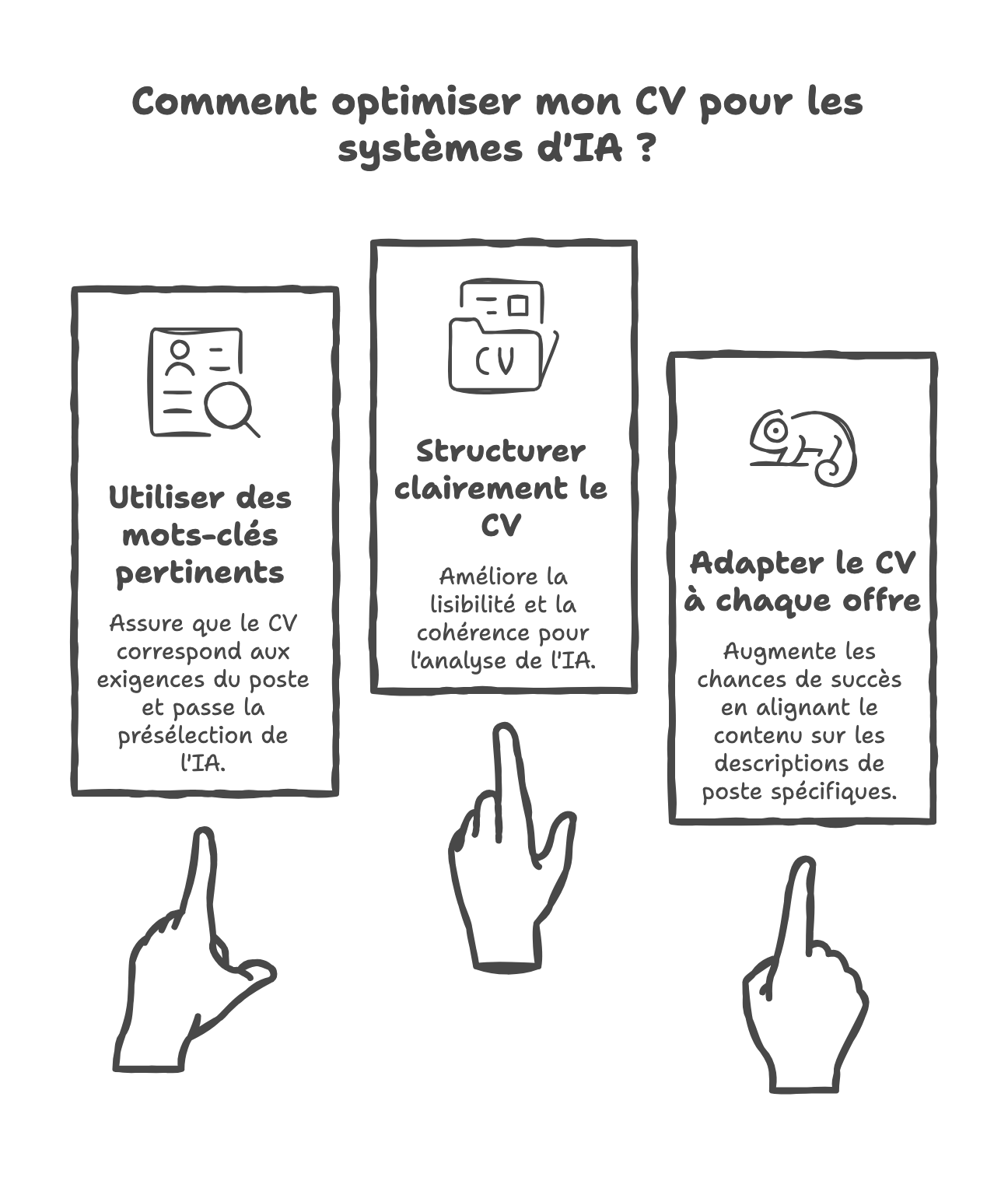 Comment optimiser mon CV pour les systèmes d'IA ?