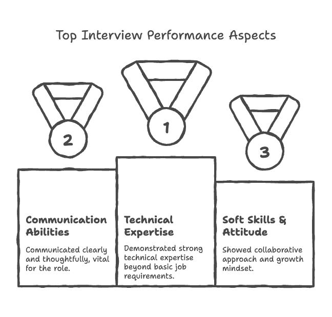 Top Interview Performance Aspects
